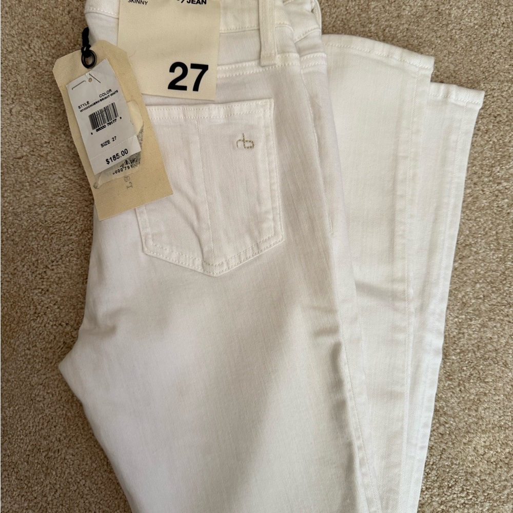 Rag & Bone Women's Crisp White Skinny Jeans